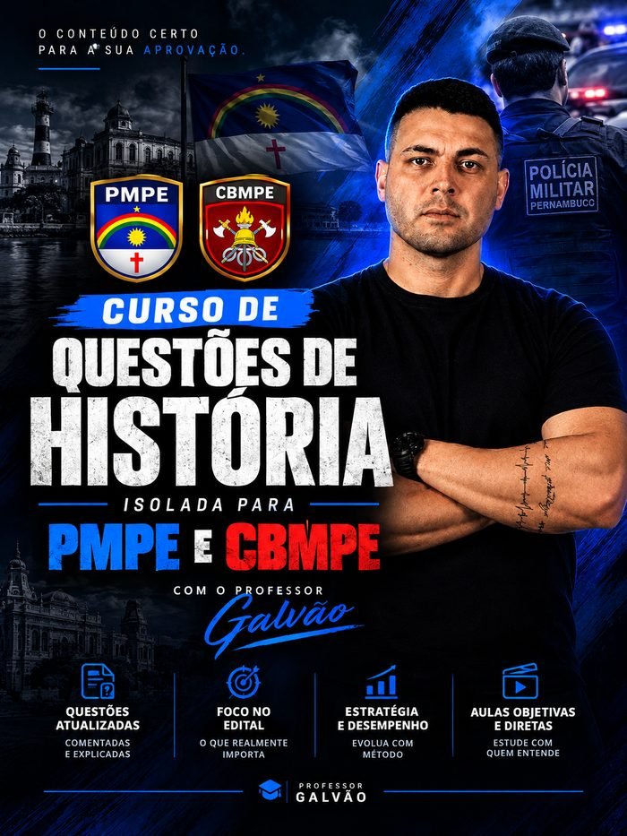 Capa do Curso de Questões de História